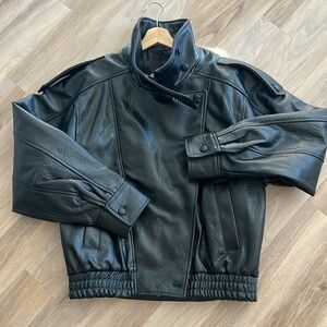 Zara viral leather jacket